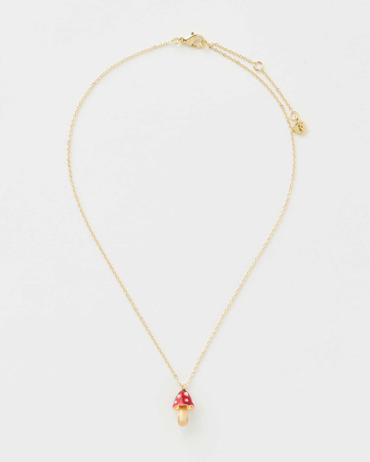Fable England - FABLE Enamel Mushroom Necklace