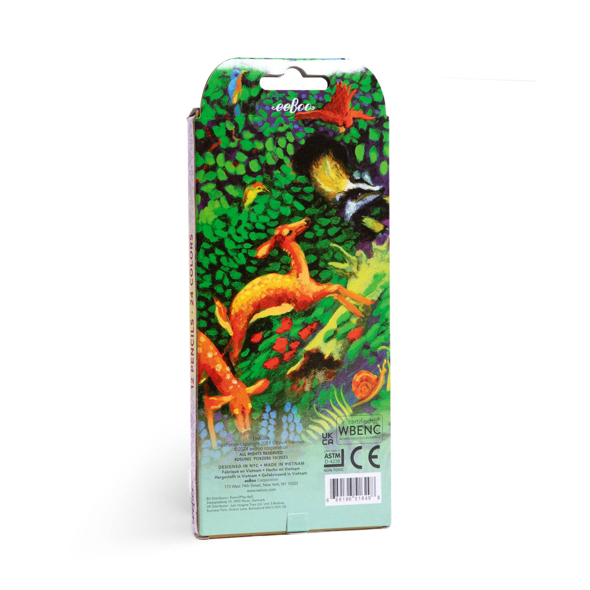 eeBoo - Unicorn Garden 12 Double-sided Special Pencils