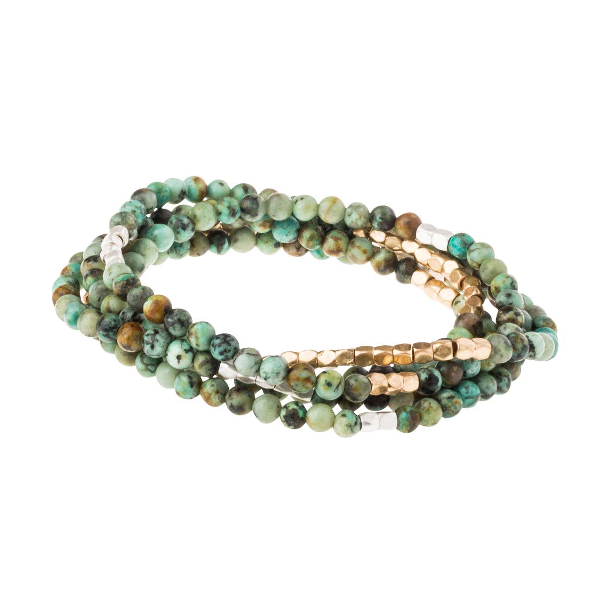 Scout Curated Wears - Stone Wrap: African Turquoise - Stone of Transformation