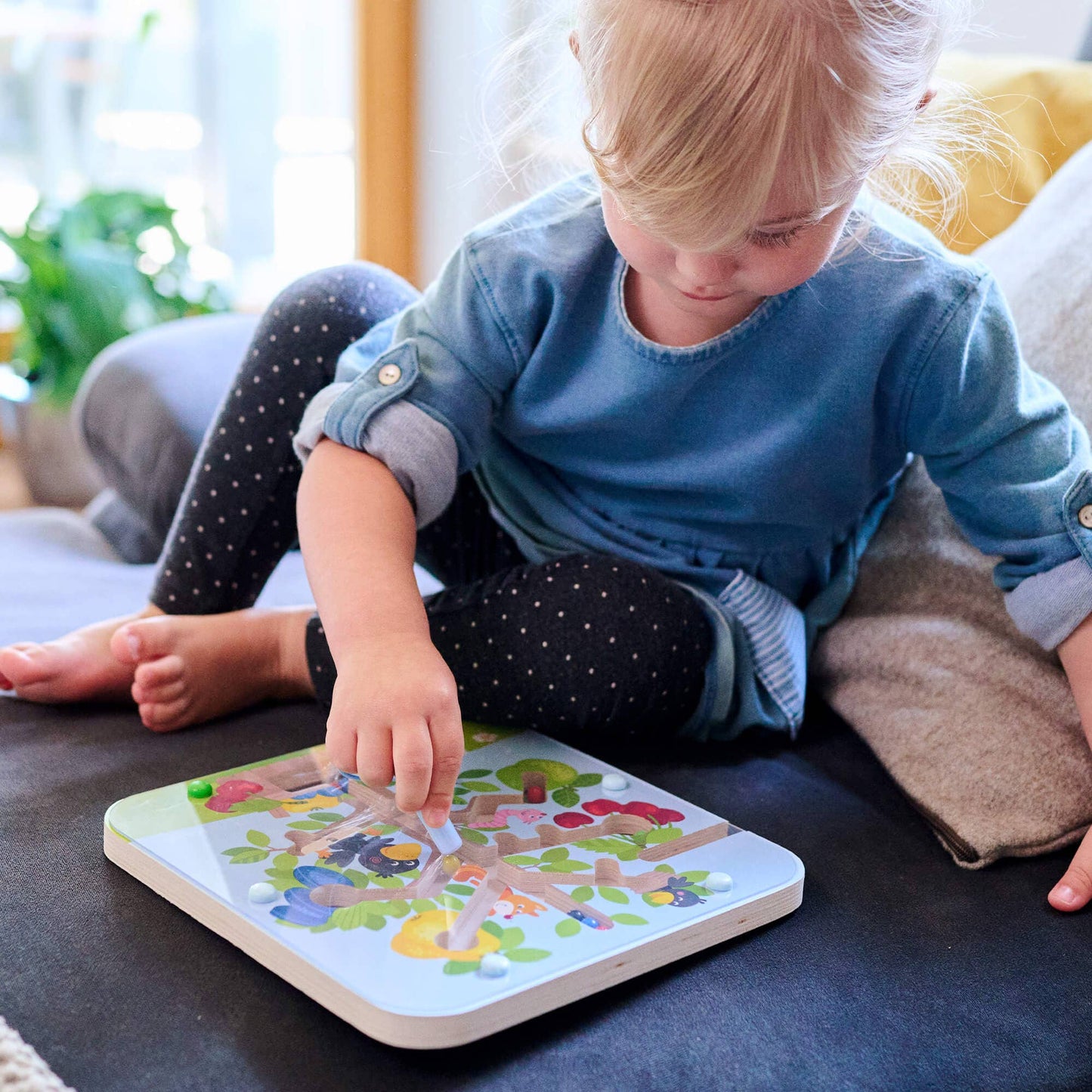 HABA USA - Orchard Maze Magnetic Sorting Game