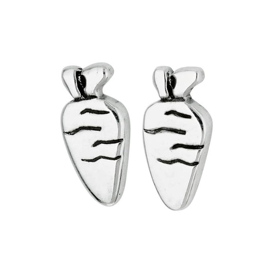 Tiger Mountain Jewelry - Root Veg Carrot Sterling Silver Stud Earring