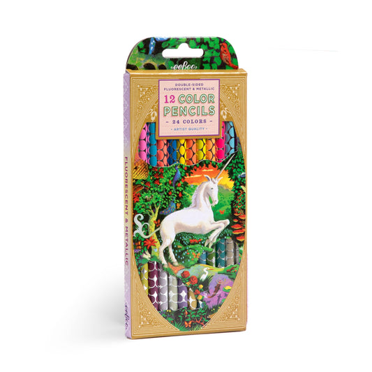 eeBoo - Unicorn Garden 12 Double-sided Special Pencils