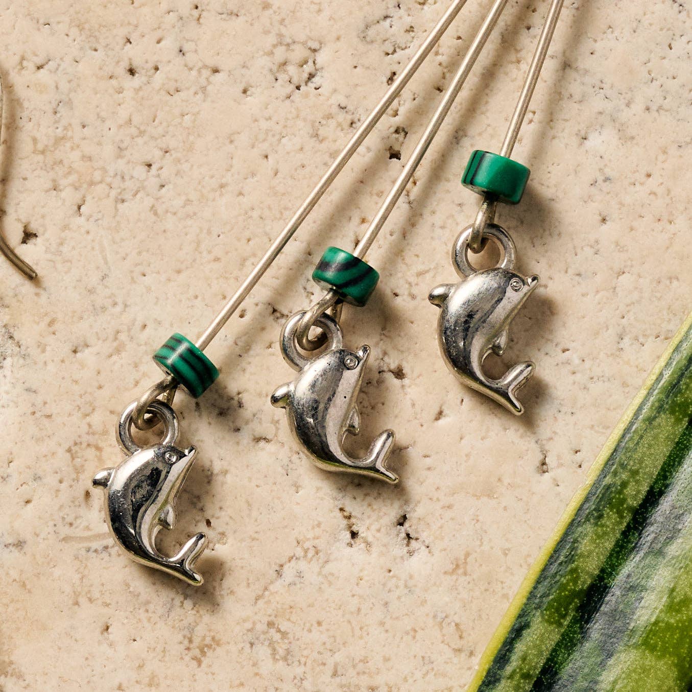 Ten Thousand Villages - Mancora Dolphin Dangle Earrings