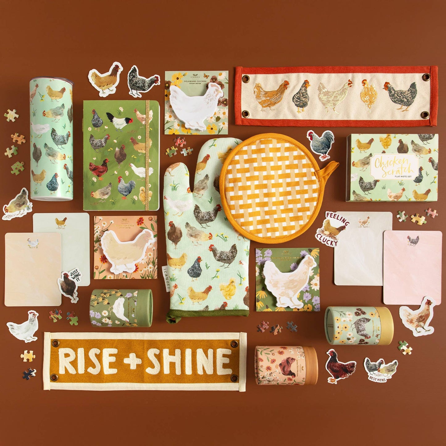 1canoe2 | One Canoe Two Paper Co. - Chicken Meadows - 1,000 Piece Jigsaw Puzzle