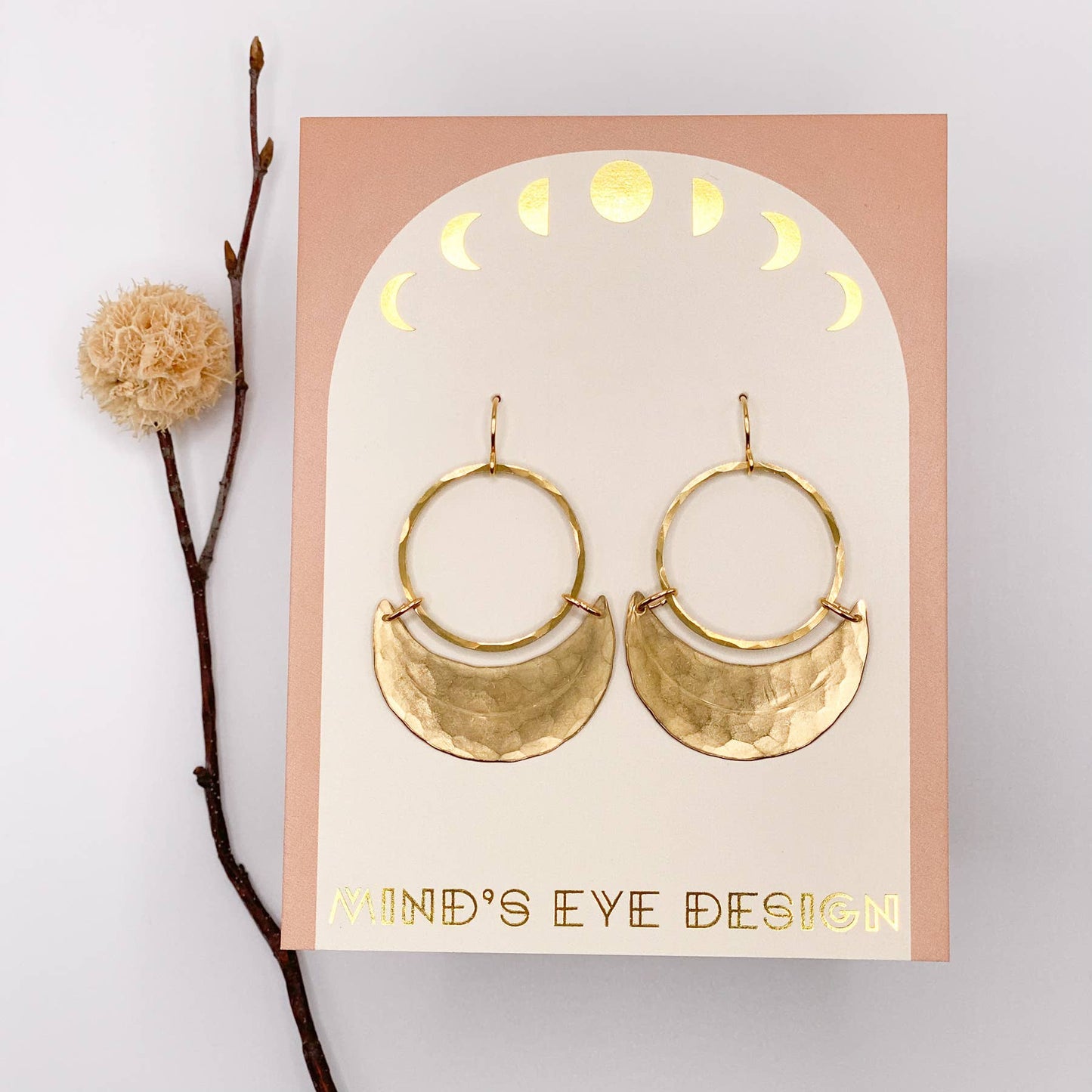 Mind's Eye Design - Crescent Moon Earrings