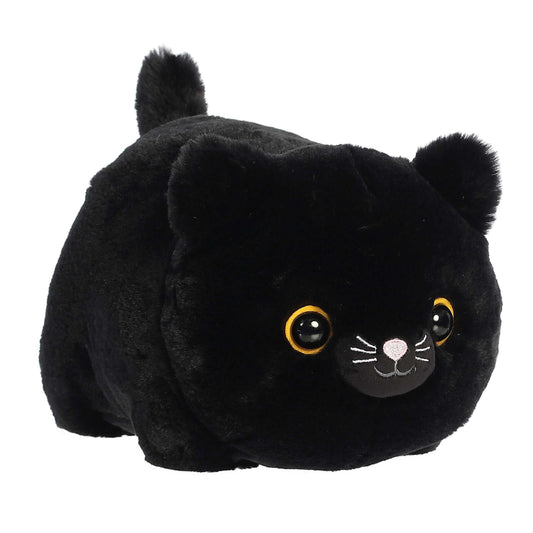 Bella Black Cat - Round Spuderts Plush - Aurora
