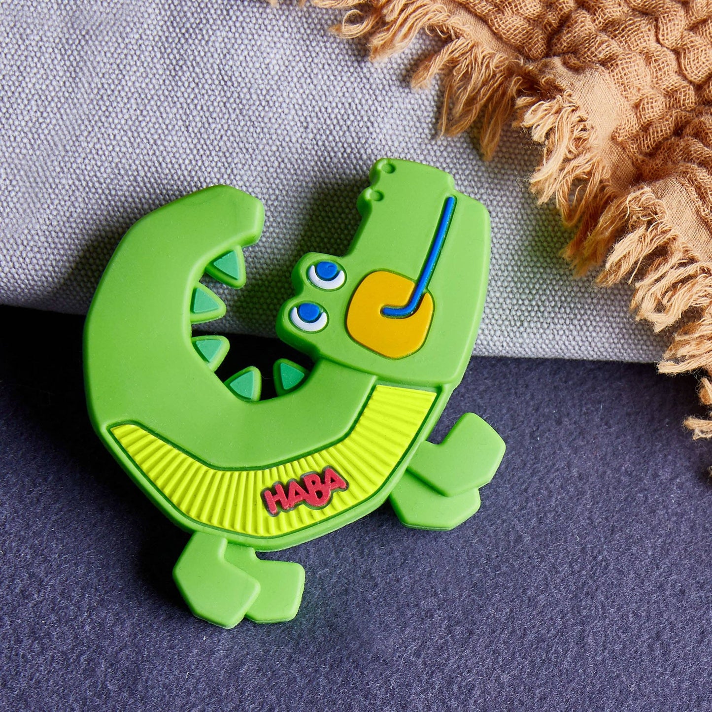 HABA USA - Crocodile Silicone Teething Toy