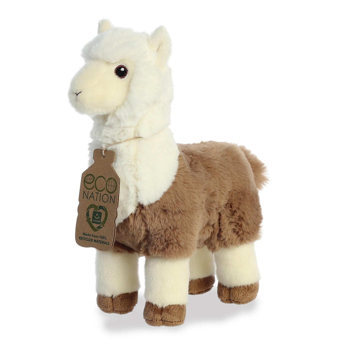 Two-Tone Alpaca - Delightful Eco-Nation Stuffed Animals - Aurora