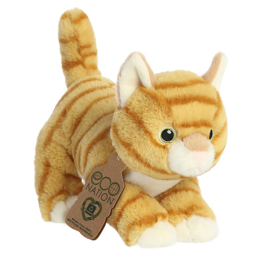 Orange Tabby - Delightful Eco-Nation Stuffed Animals - Aurora