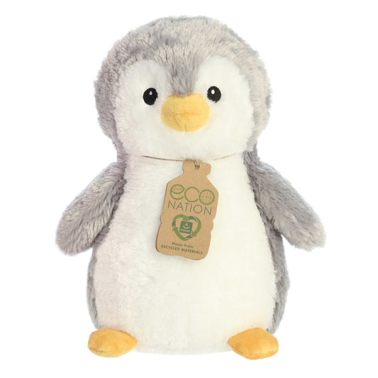 Eco Nation™ - Eco Hugs™ - 12" Penguin - Gray