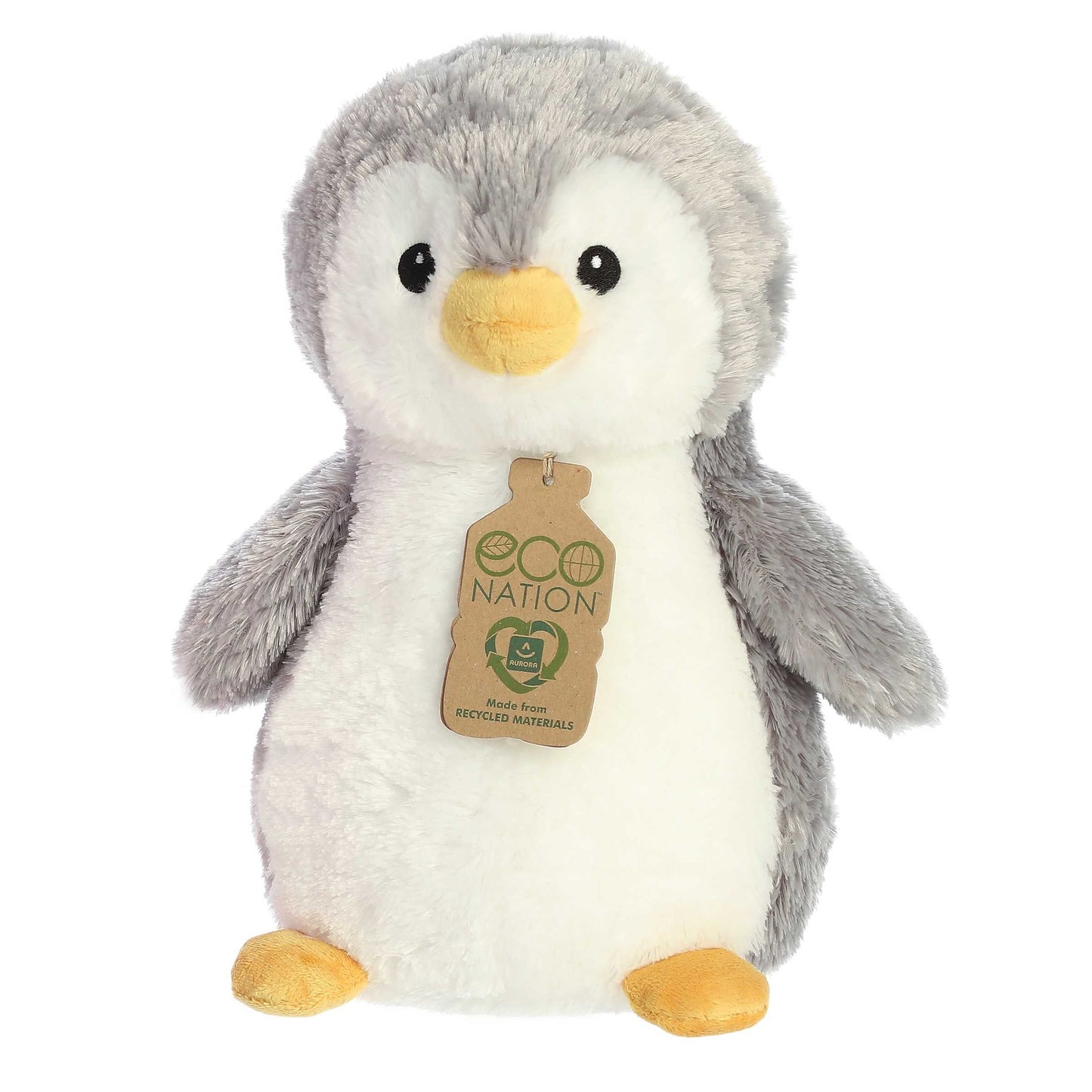 Eco Nation™ - Eco Hugs™ - 12" Penguin - Gray