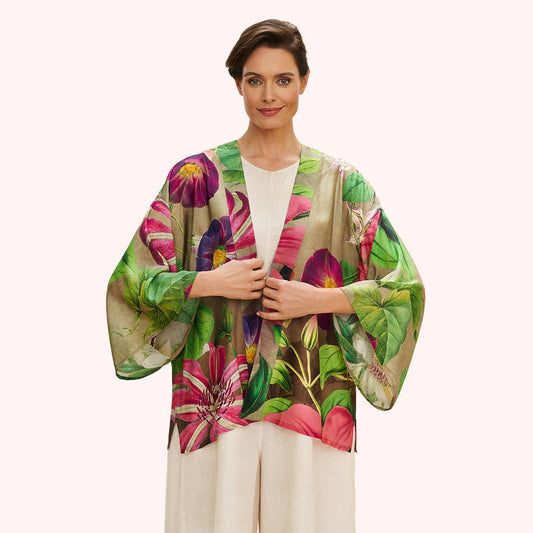 Powder Design inc - US - Oversized Botanicals Kimono Jacket