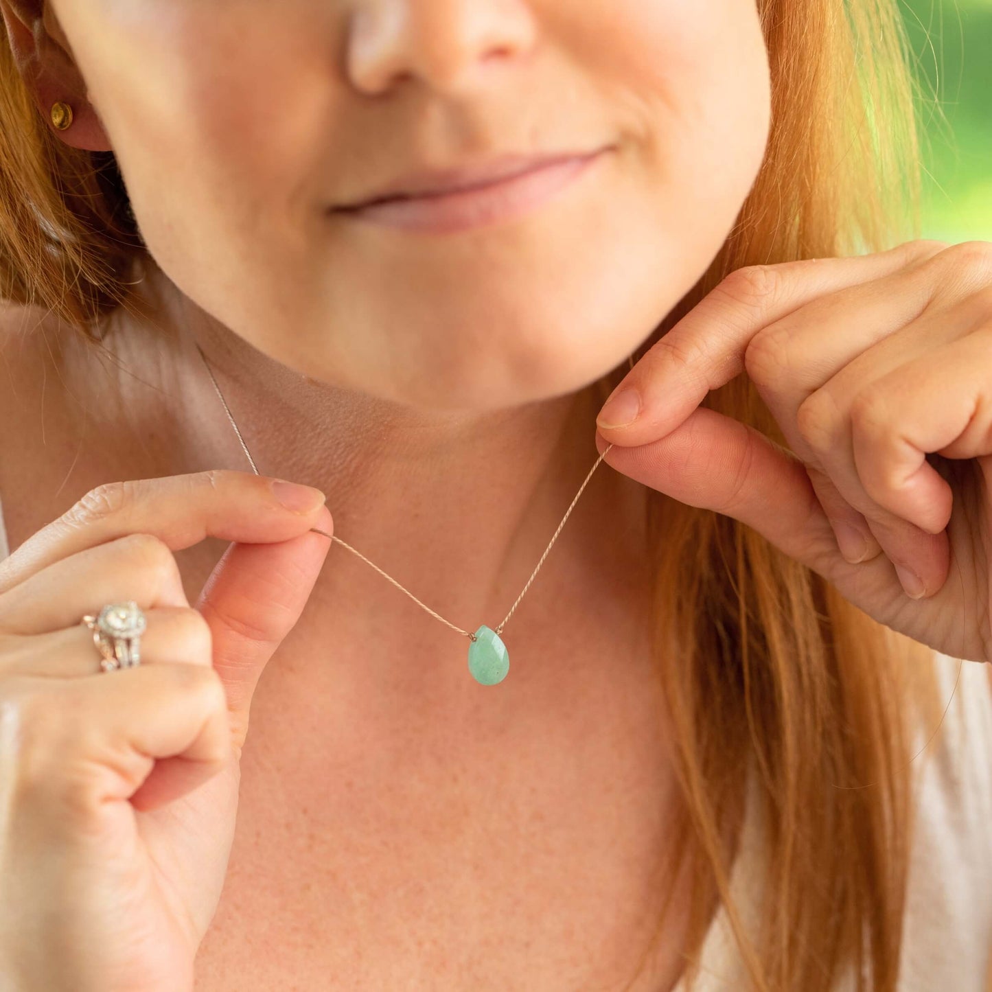 SoulKu - Green Aventurine Soul-Full of Light Necklace for Healing