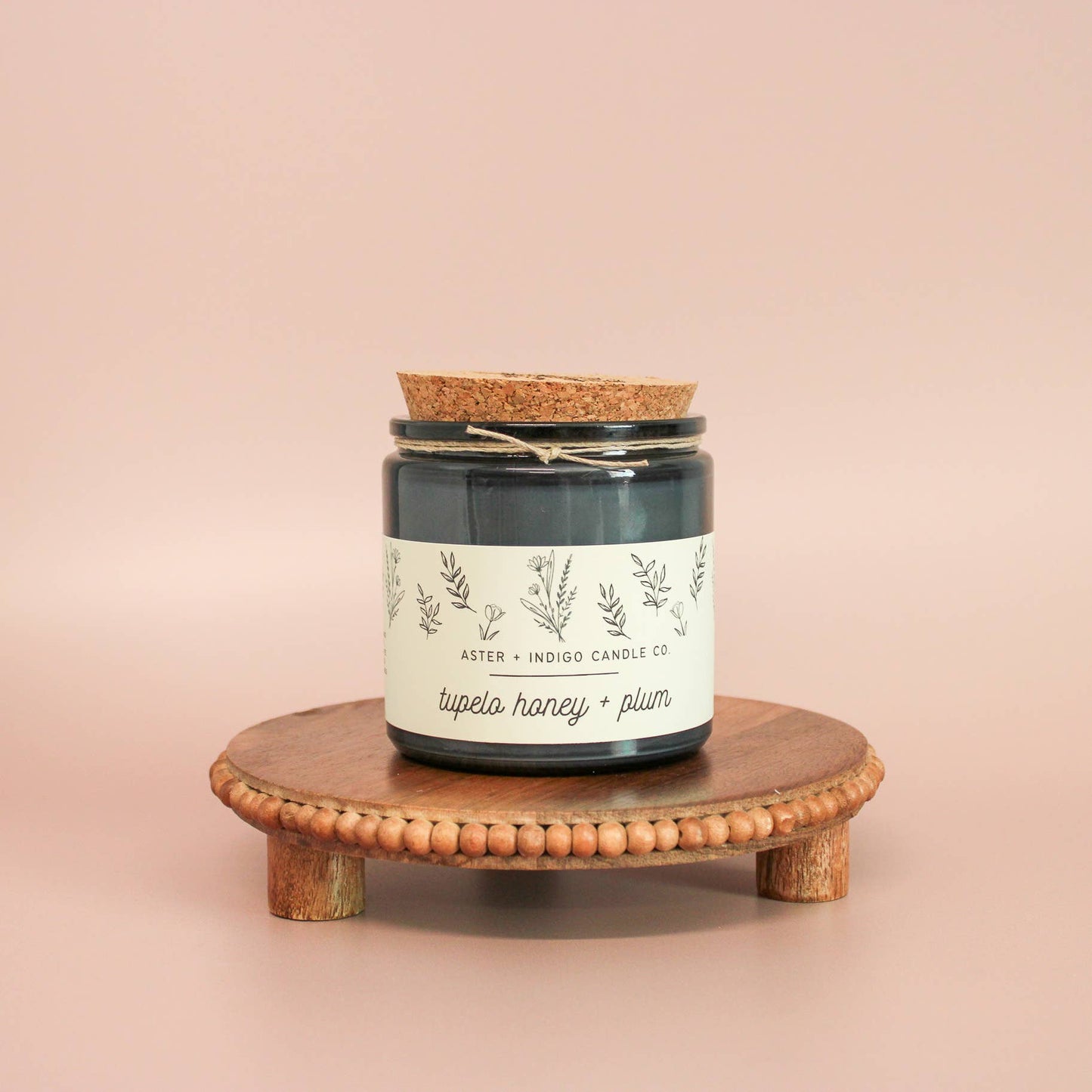 Aster + Indigo Candle Co. - Tupelo Honey + Plum | Soy Candle