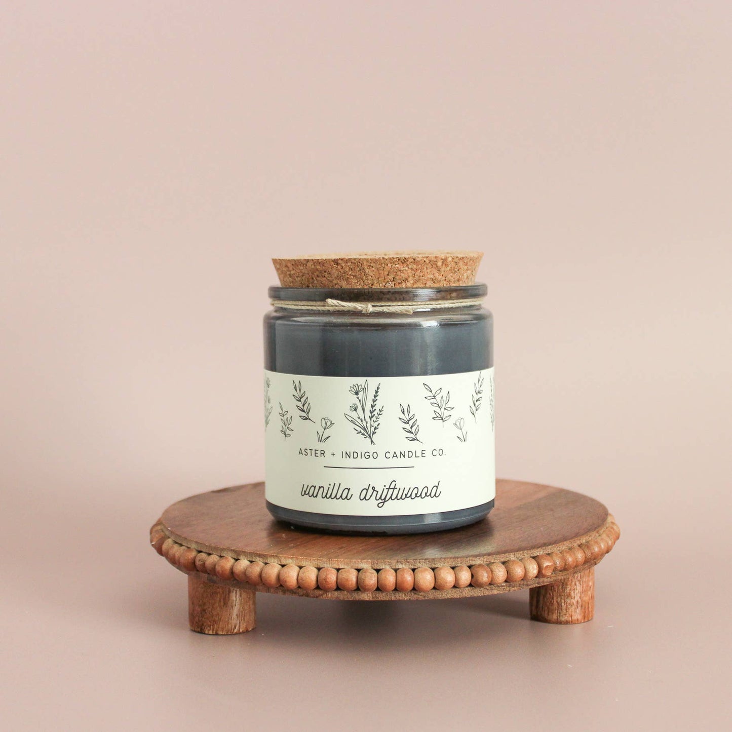 Aster + Indigo Candle Co. - Vanilla Driftwood | Soy Candle