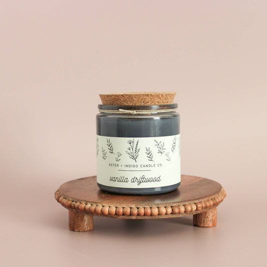 Aster + Indigo Candle Co. - Vanilla Driftwood | Soy Candle