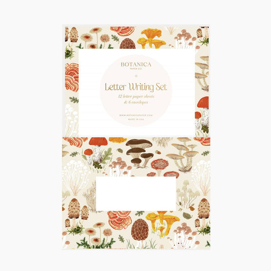 Botanica Paper Co. - MUSHROOMS / Letter Writing Set