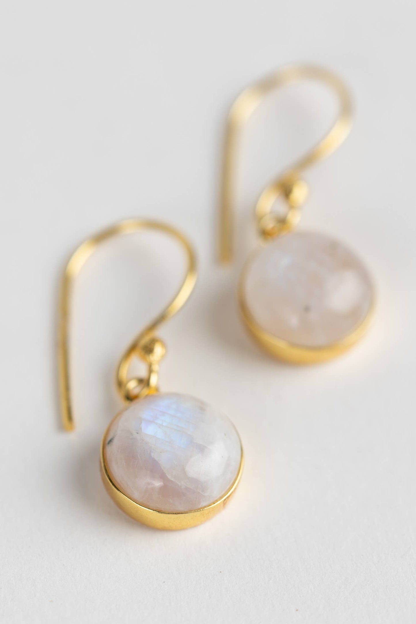 Ten Thousand Villages - Moonstone Dew Drop Earrings