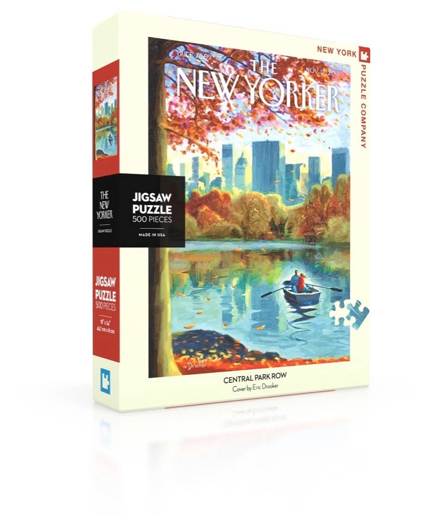 New York Puzzle Company - Central Park Row - 500 Piece Jigsaw Puzzle