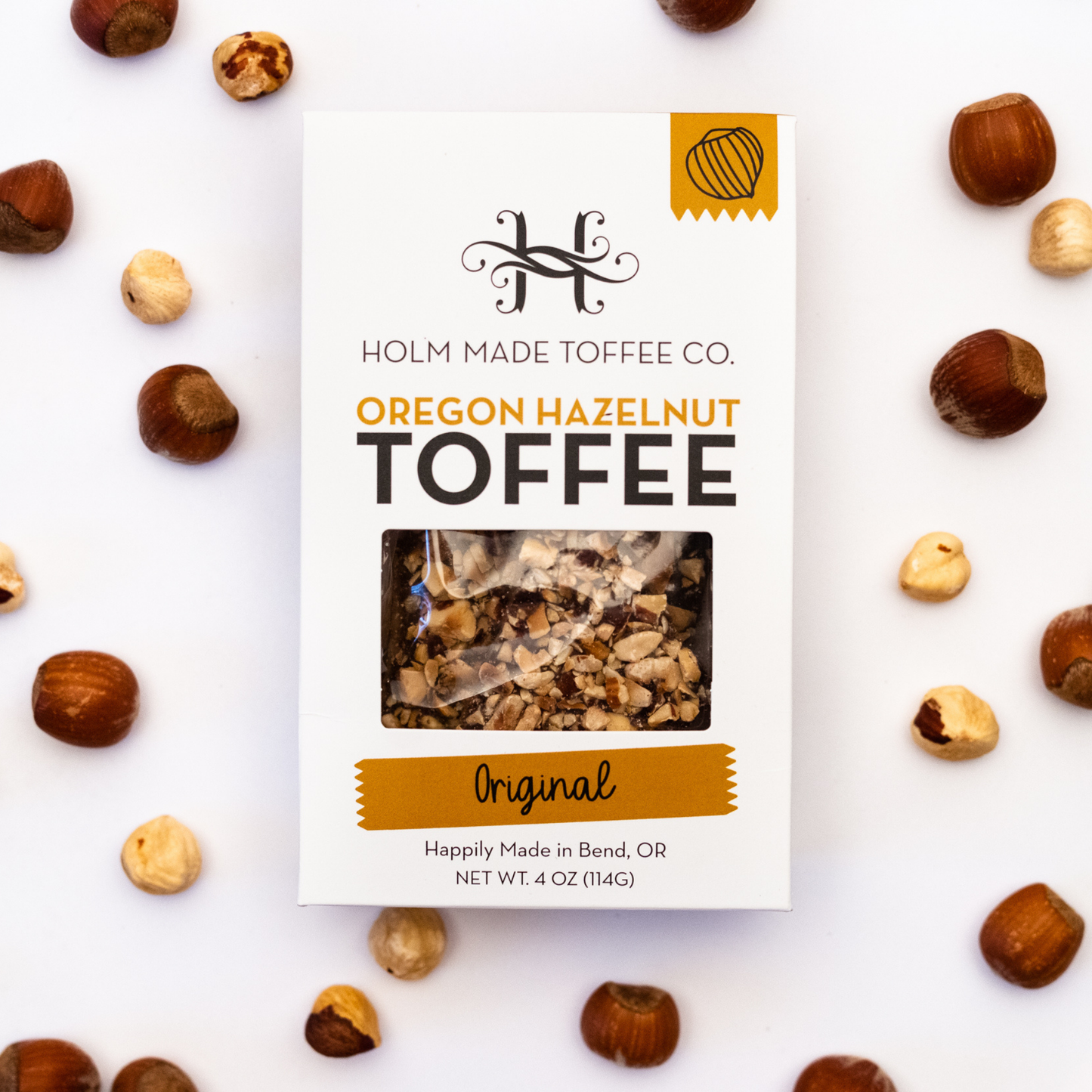 Holm Made Toffee Co. - Original - Oregon Hazelnut Toffee