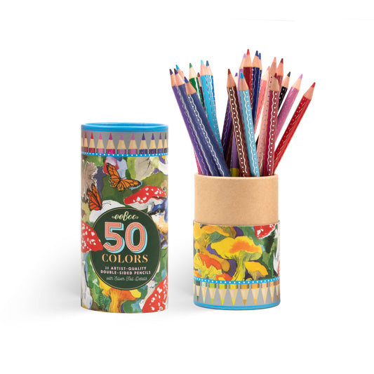 eeBoo - Mushroom 25 Double-Sided Pencils
