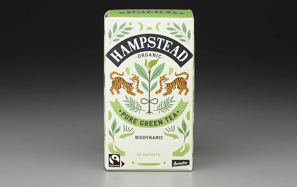 Mark T. Wendell Tea Company - Hampstead Organic Pure Green  (20 Teabags)