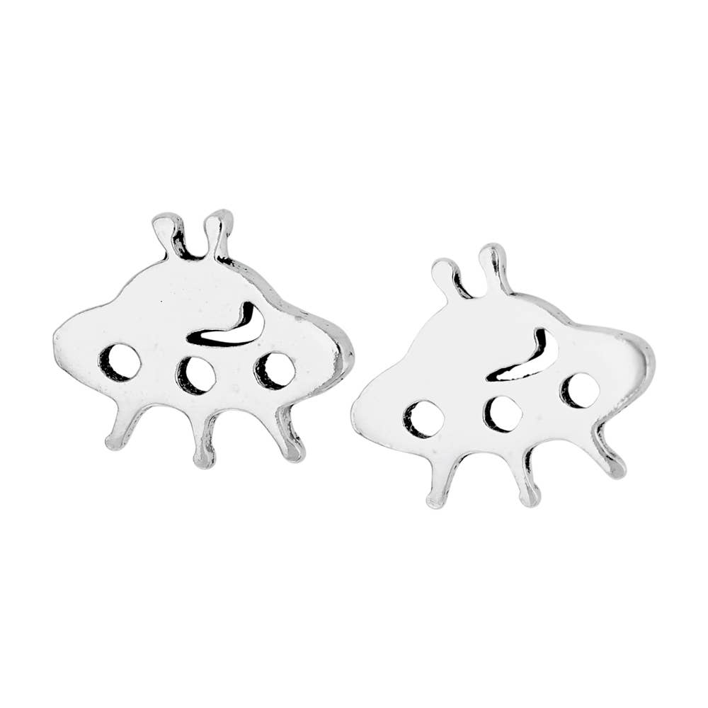 Tiger Mountain Jewelry - Flying Saucer Sterling Silver Stud Earring