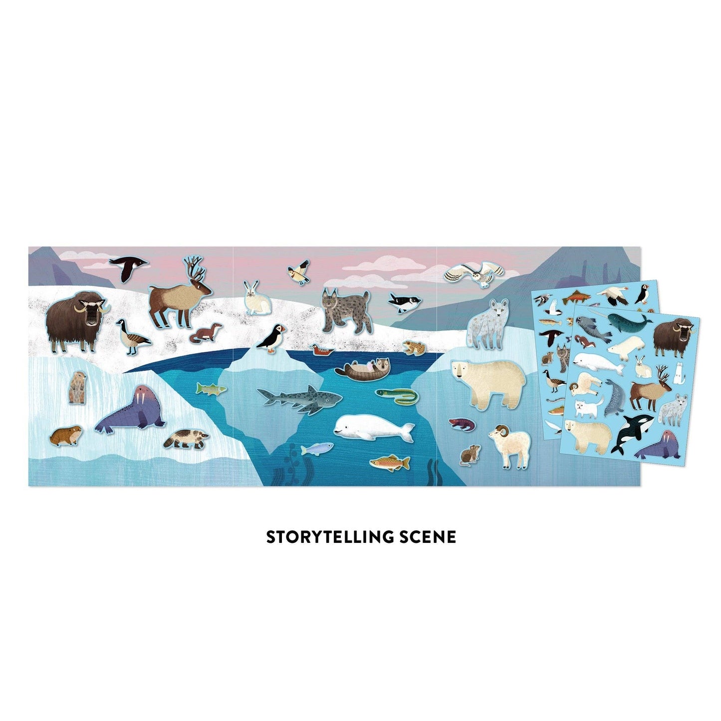 Chronicle Books - Arctic Life Sticker Play Reusable Activity Set