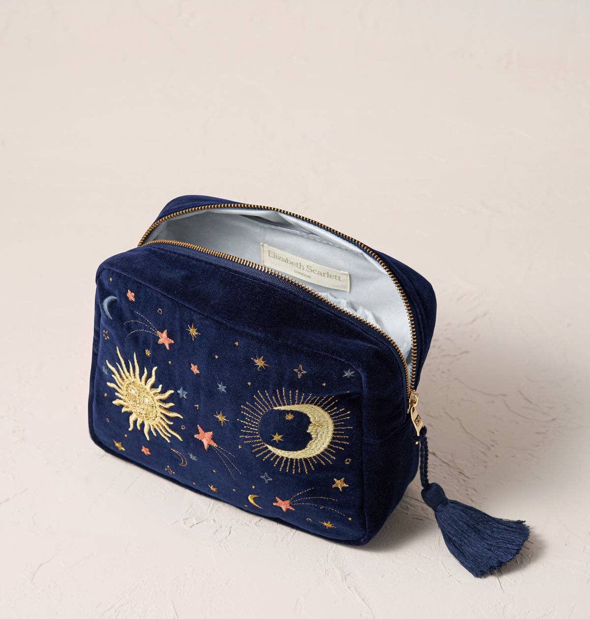 Celestial Wash Bag: Navy / Velvet