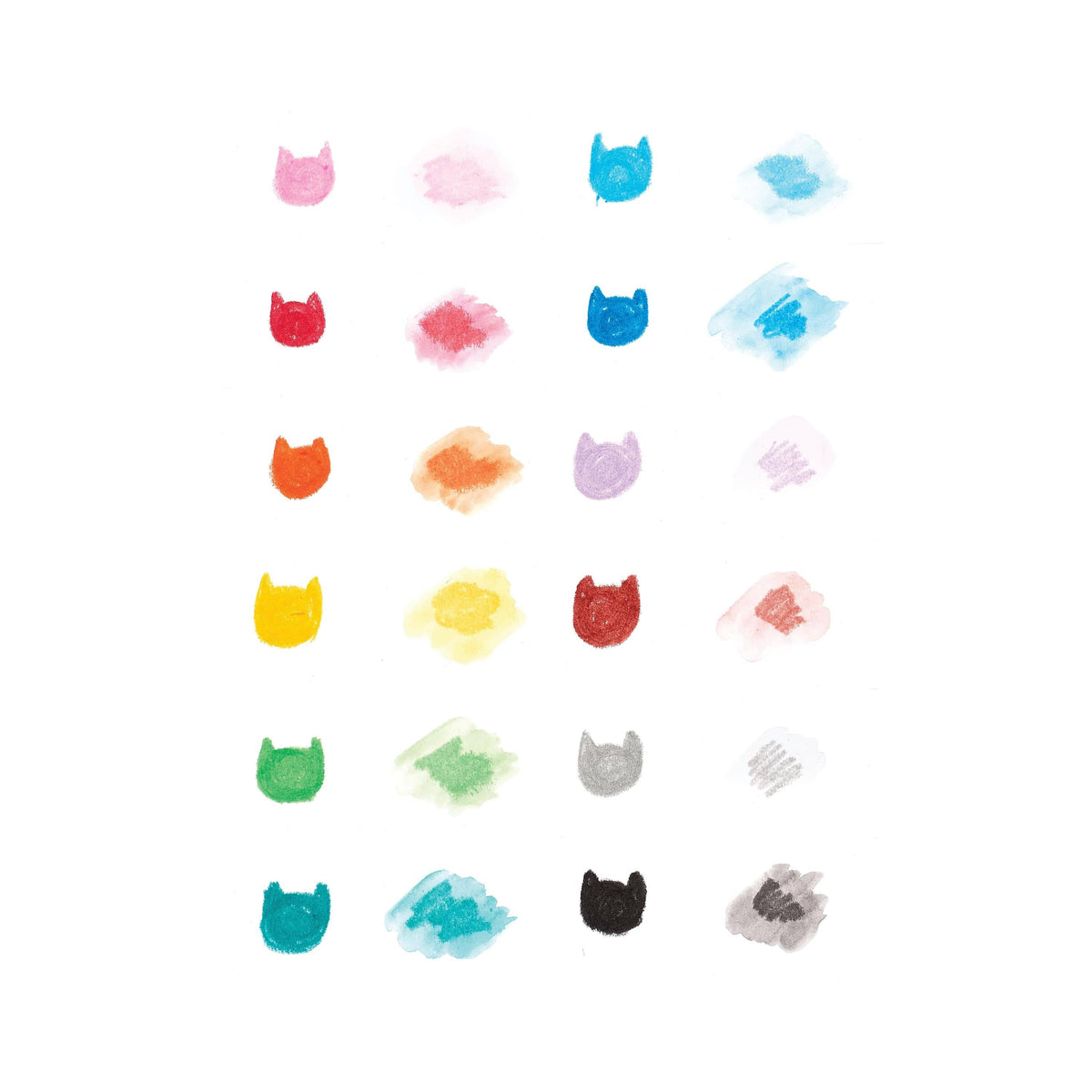 OOLY - Cat Parade Twist-Up Watercolor Gel Crayons - Set of 12