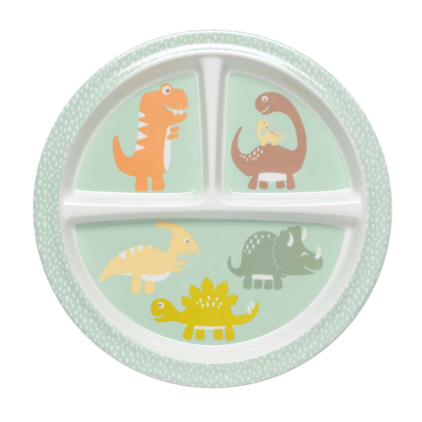 Sugarbooger by Ore’ Originals - Divided Suction Plate | Baby Dinosaur