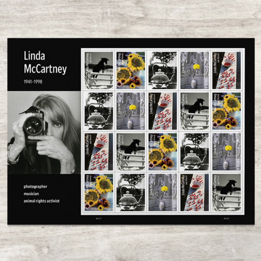USPS Linda McCartney Forever Stamps — Sheet of 20