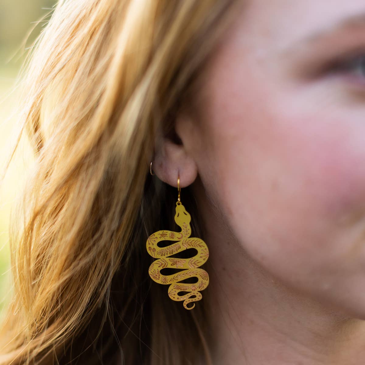 Mind's Eye Design - Garden Snake Earrings