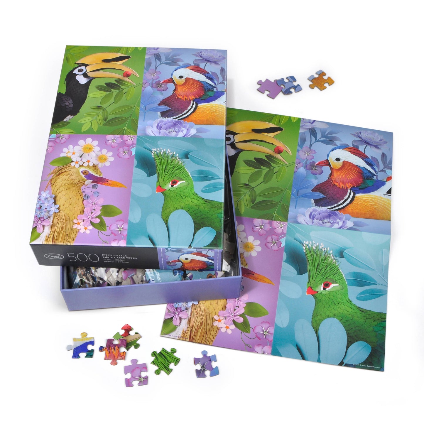 Fred & Friends - Puzzle 500 PC- Diana Beltran Herrera- Wonders of Nature