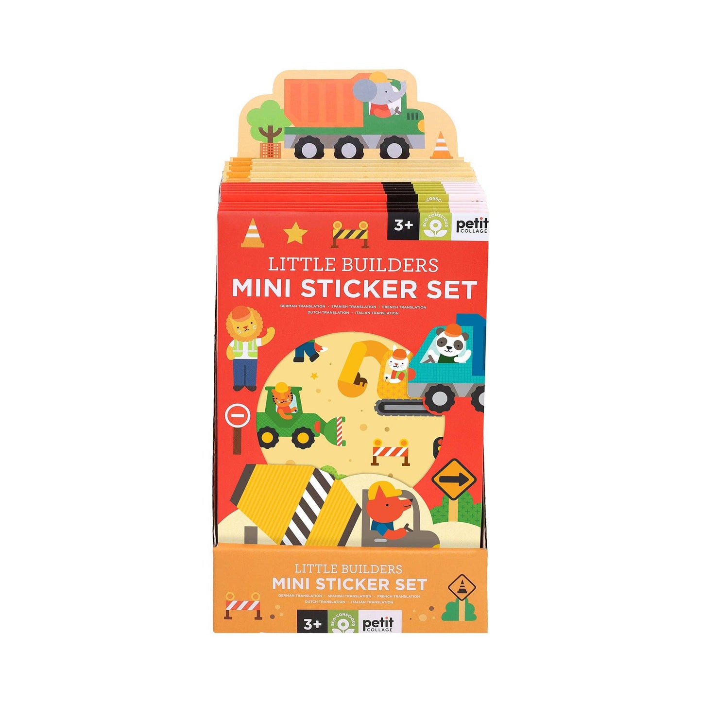 Chronicle Books - Mini Sticker Set: Little Builders CDU of 20
