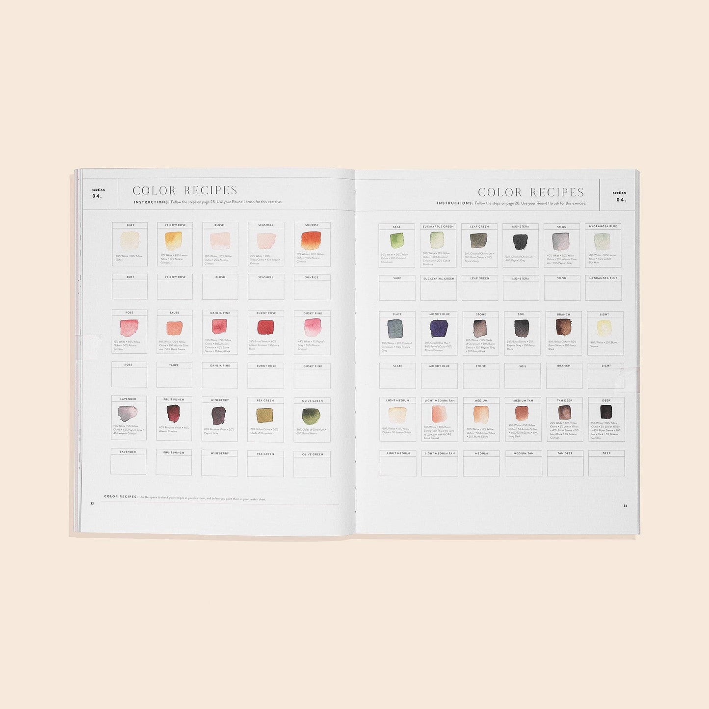 Paige Tate & Co. - Watercolor Workbook (30-Minute Beginner Projects)