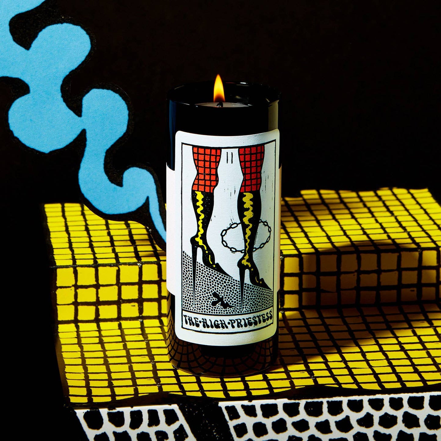 54 Celsius - Tarot High Priestess Candle - 6" Tall & 60 Hr Burn, Berries