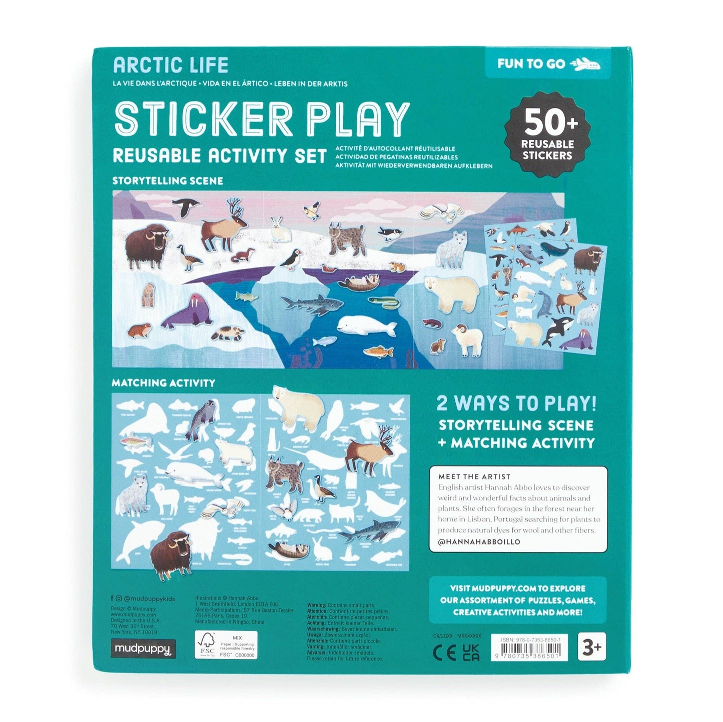 Chronicle Books - Arctic Life Sticker Play Reusable Activity Set