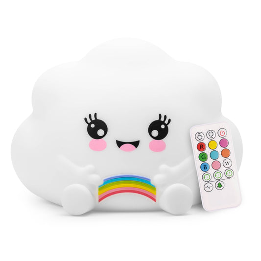 Lumieworld - Lumipets® LED Cloud Night Light with Remote, kawaii edition