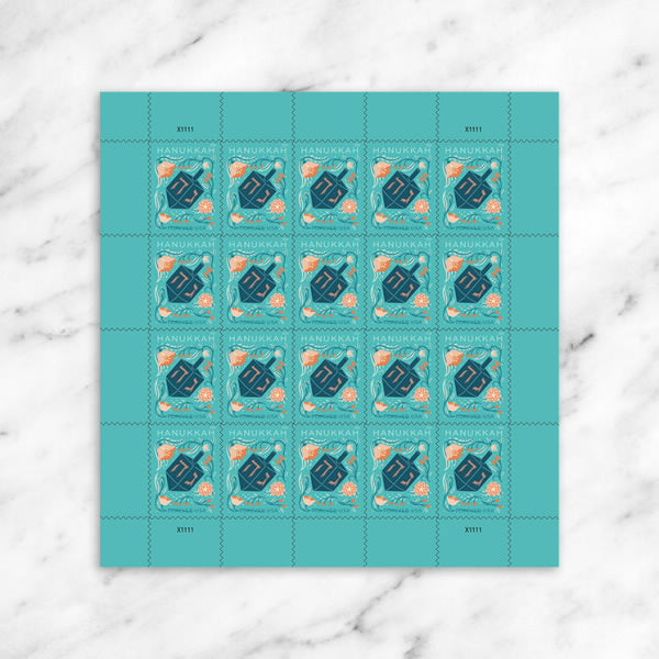 USPS Hanukkah 2026 Forever Stamps — Sheet of 20