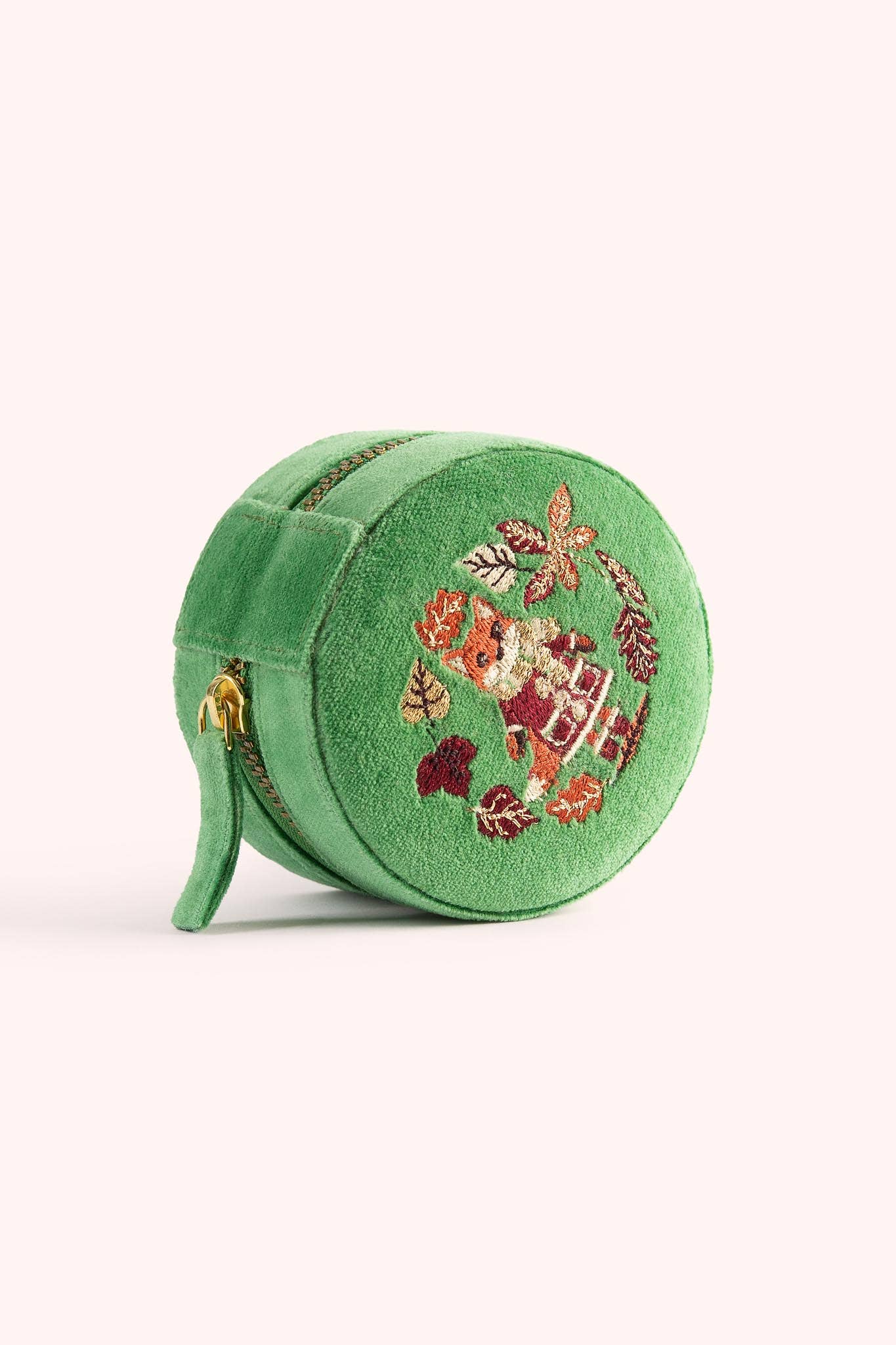 Powder Design inc - US - Round Velvet Jewellery Box - Fox