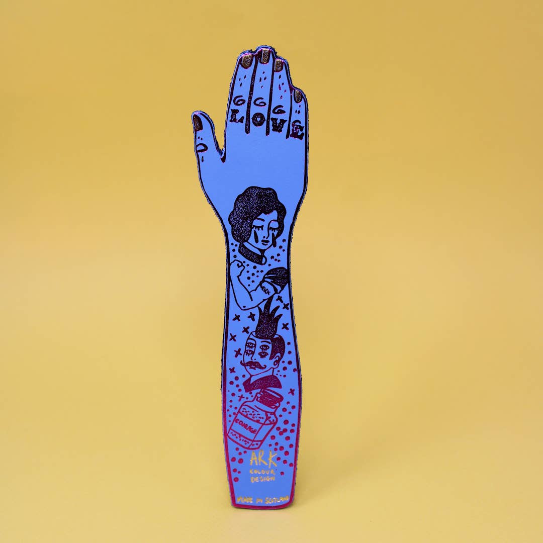 Ark Colour Design - Tattooed Arm Bookmark