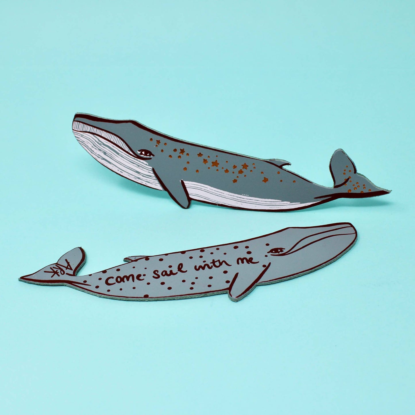 Ark Colour Design - Whale 'Sail with Me' Bookmark