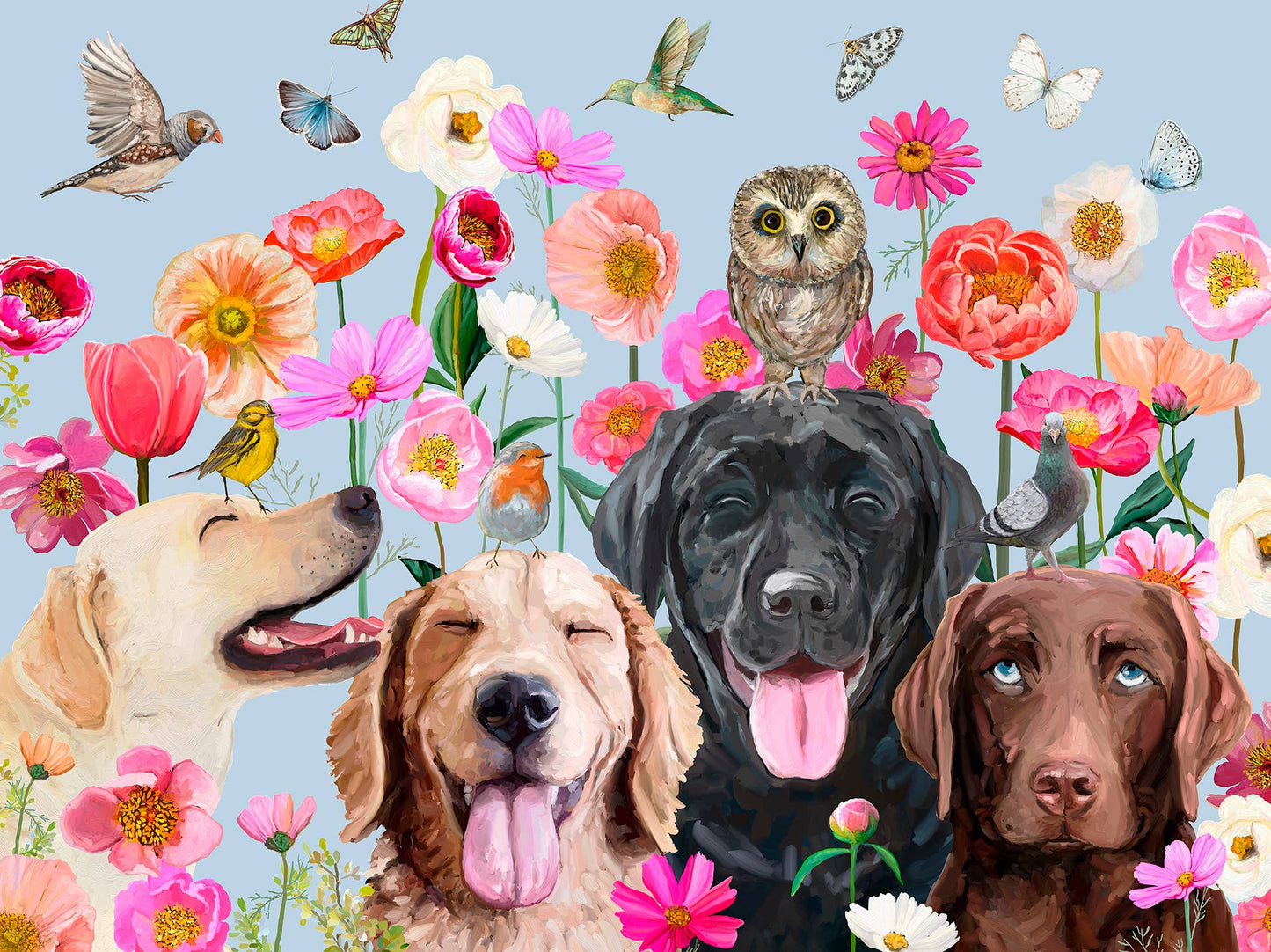 Dogs And Birds by Cathy Walters Puzzle (RTS)