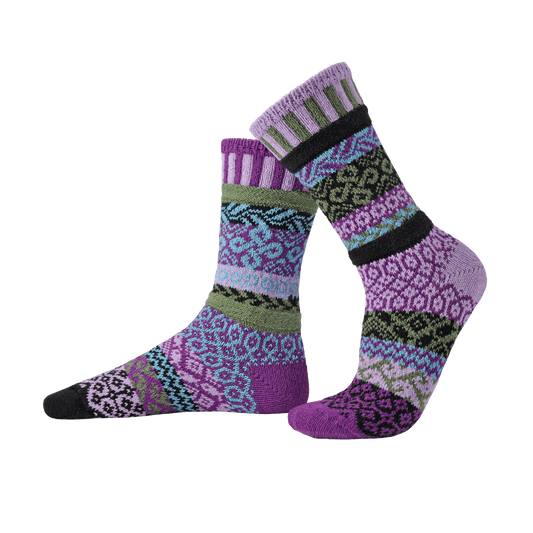 Solmate Socks - La Seine Crew Socks | USA Made Sustainable Mismatched Socks