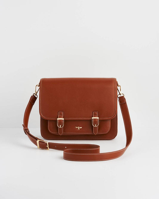Fable England - Into the Woods Tan Classic Satchel
