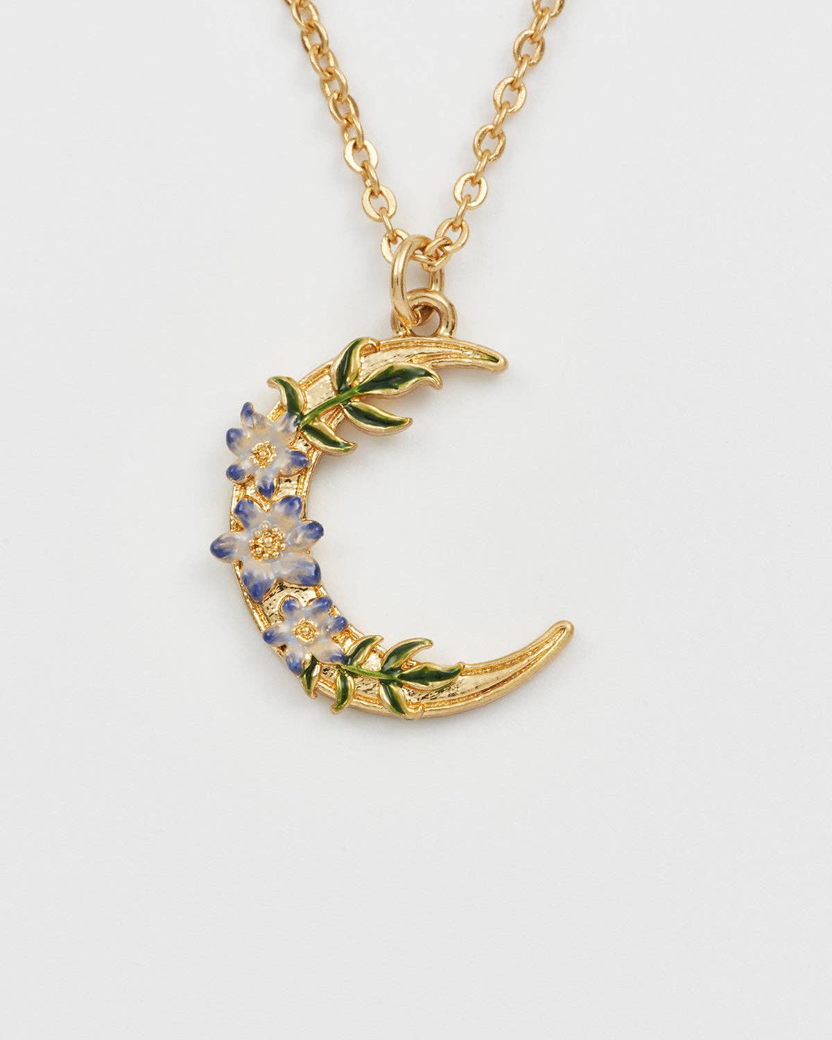 Fable England - Nightshade Moon Gold Chain Necklace