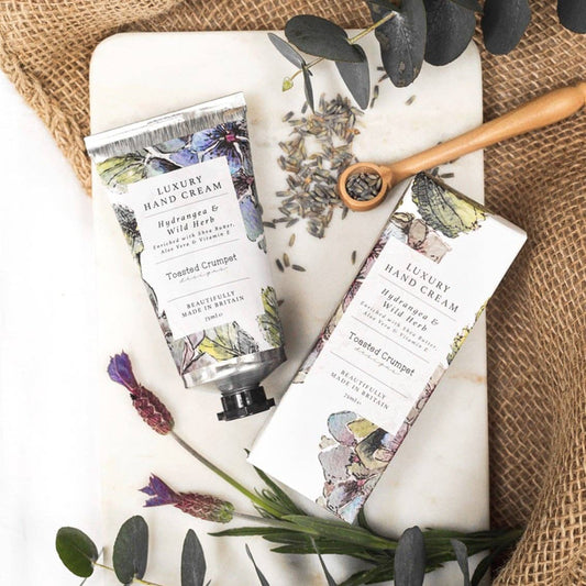 Toasted Crumpet - Hydrangea & Wild Herb Hand Cream