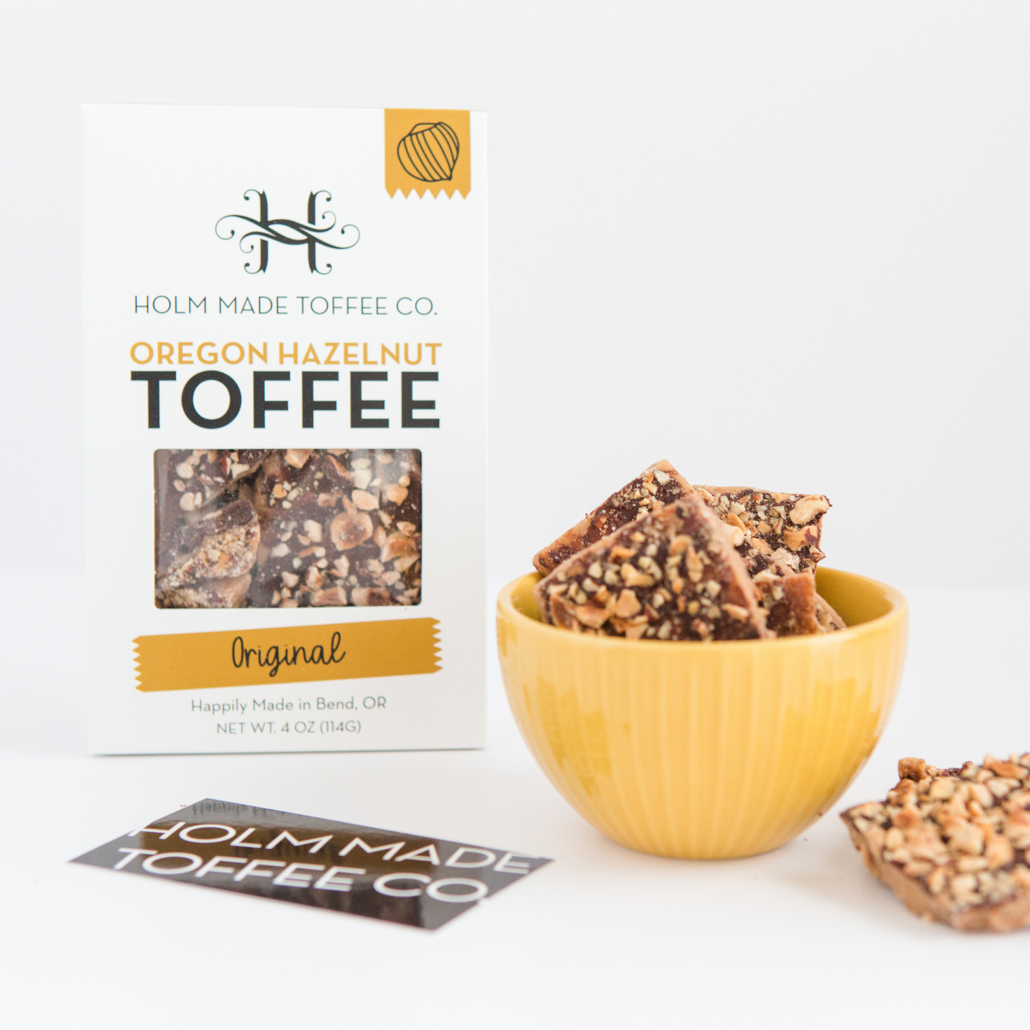 Holm Made Toffee Co. - Original - Oregon Hazelnut Toffee