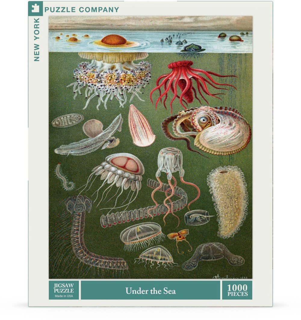 New York Puzzle Company - Under the Sea - 1000 Piece Jigsaw Puzzle
